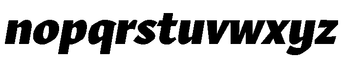 Robinson Black Italic Font LOWERCASE
