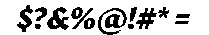 Robinson Bold Italic Font OTHER CHARS