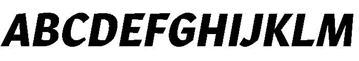 Robinson Bold Italic Font UPPERCASE