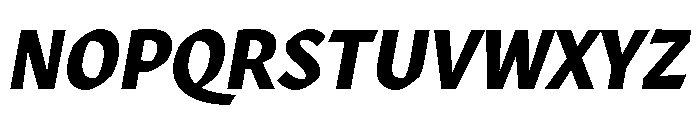 Robinson Bold Italic Font UPPERCASE