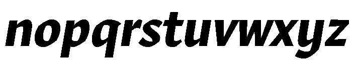 Robinson Bold Italic Font LOWERCASE