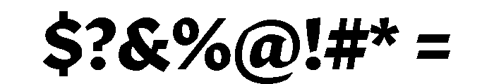 Robinson Bold Font OTHER CHARS