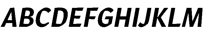 Robinson Medium Italic Font UPPERCASE