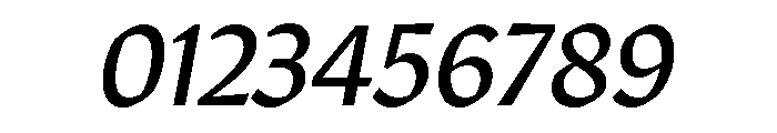 Robinson Regular Italic Font OTHER CHARS