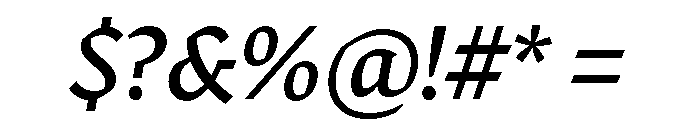 Robinson Regular Italic Font OTHER CHARS
