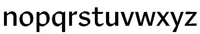 Robinson Regular Font LOWERCASE