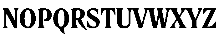 Rodney Black Instance Font UPPERCASE
