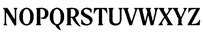 Rodney Bold Instance Font UPPERCASE