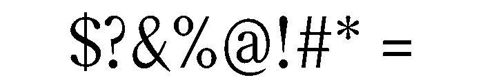 Rodney Light Instance Font OTHER CHARS