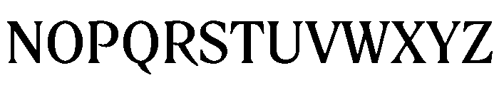 Rodney Medium Instance Font UPPERCASE