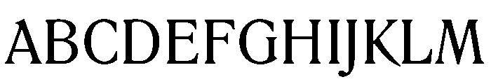 Rodney Regular Instance Font UPPERCASE