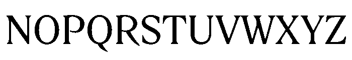 Rodney Regular Instance Font UPPERCASE