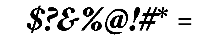 RodneyItalic BlackItalic Instance Font OTHER CHARS