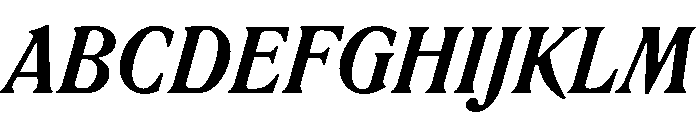 RodneyItalic BoldItalic Instance Font UPPERCASE
