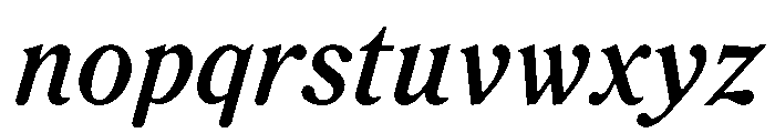 RodneyItalic MediumItalic Instance Font LOWERCASE