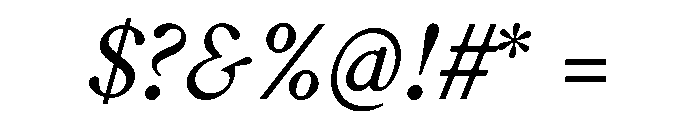 RodneyItalic RegularItalic Instance Font OTHER CHARS