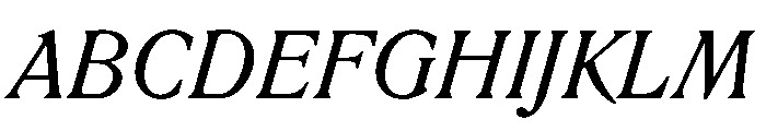 RodneyItalic RegularItalic Instance Font UPPERCASE