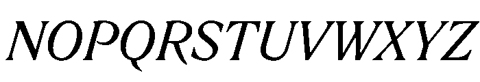 RodneyItalic RegularItalic Instance Font UPPERCASE