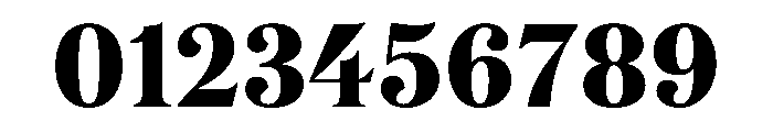 Romain20 Bold Font OTHER CHARS