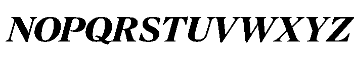 Romain20 BoldItalic Font UPPERCASE