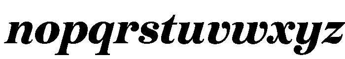 Romain20 BoldItalic Font LOWERCASE
