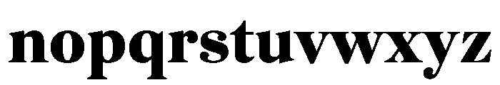 Romain20 Bold Font LOWERCASE