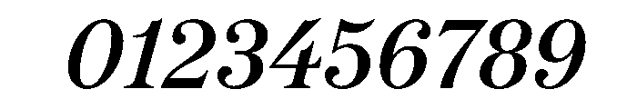 Romain20 Italic Font OTHER CHARS
