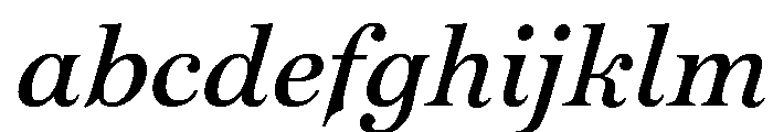 Romain20 Italic FONT