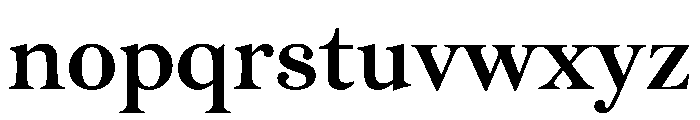 Romain20 Regular Font LOWERCASE