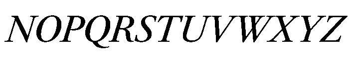 RomainduRoi CnMdHighIt D9434abc Font UPPERCASE