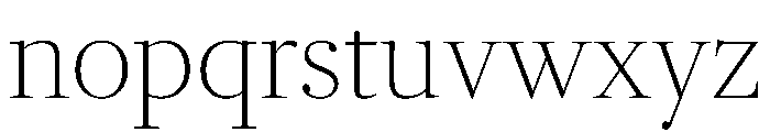 RomainduRoi CondThinHigh Ee203866 Font LOWERCASE