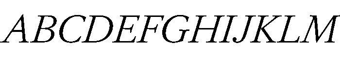 RomainduRoi LightItalic D5481de4 Font UPPERCASE