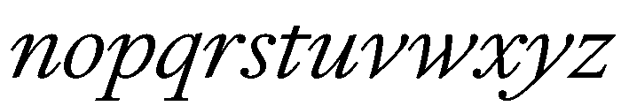 RomainduRoi LightItalic D5481de4 Font LOWERCASE