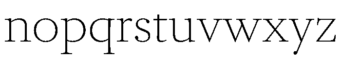 RomainduRoi Thin B0a76911 Font LOWERCASE