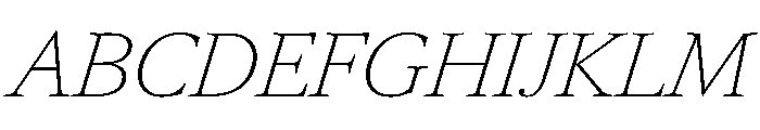 RomainduRoi ThinItalic 7a919584 Font UPPERCASE