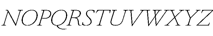 RomainduRoi ThinItalic 7a919584 Font UPPERCASE