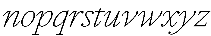 RomainduRoi ThinItalic 9cd028e8 Font LOWERCASE