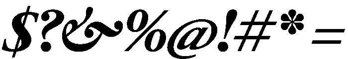 RomainduRoiItalicVAR BlackContrastItalic Instance Font OTHER CHARS
