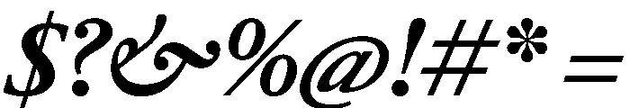 RomainduRoiItalicVAR BoldItalic Instance Font OTHER CHARS