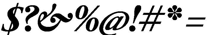 RomainduRoiItalicVAR CondensedBlackContrastItalic Instance Font OTHER CHARS