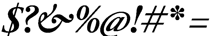 RomainduRoiItalicVAR CondensedBoldContrastItalic Instance Font OTHER CHARS