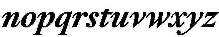 RomainduRoiItalicVAR CondensedBoldItalic Instance 2994bd21 Font LOWERCASE