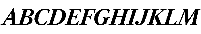 RomainduRoiItalicVAR CondensedExtraBoldHighItalic Instance Font UPPERCASE