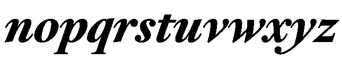 RomainduRoiItalicVAR CondensedExtraBoldHighItalic Instance Font LOWERCASE