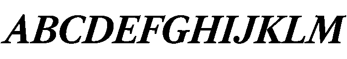 RomainduRoiItalicVAR CondensedExtraBoldItalic Instance Font UPPERCASE