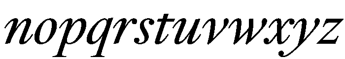 RomainduRoiItalicVAR CondensedHighItalic Instance 519bee8d Font LOWERCASE
