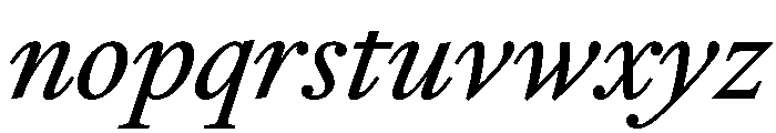 RomainduRoiItalicVAR CondensedItalic Instance 8853b0ba Font LOWERCASE