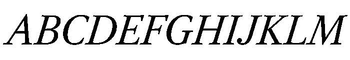 RomainduRoiItalicVAR CondensedItalic Instance Font UPPERCASE