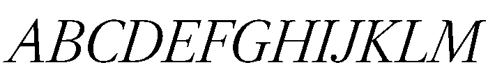 RomainduRoiItalicVAR CondensedLightHighItalic Instance 5c0b310d Font UPPERCASE