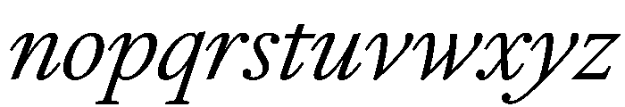 RomainduRoiItalicVAR CondensedLightItalic Instance Font LOWERCASE